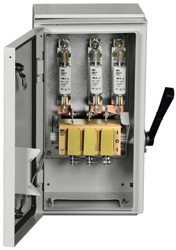 Ящик силовой IEK ЯРП-100А с рубильником и предохранителями (на два направления) IP54  картинка